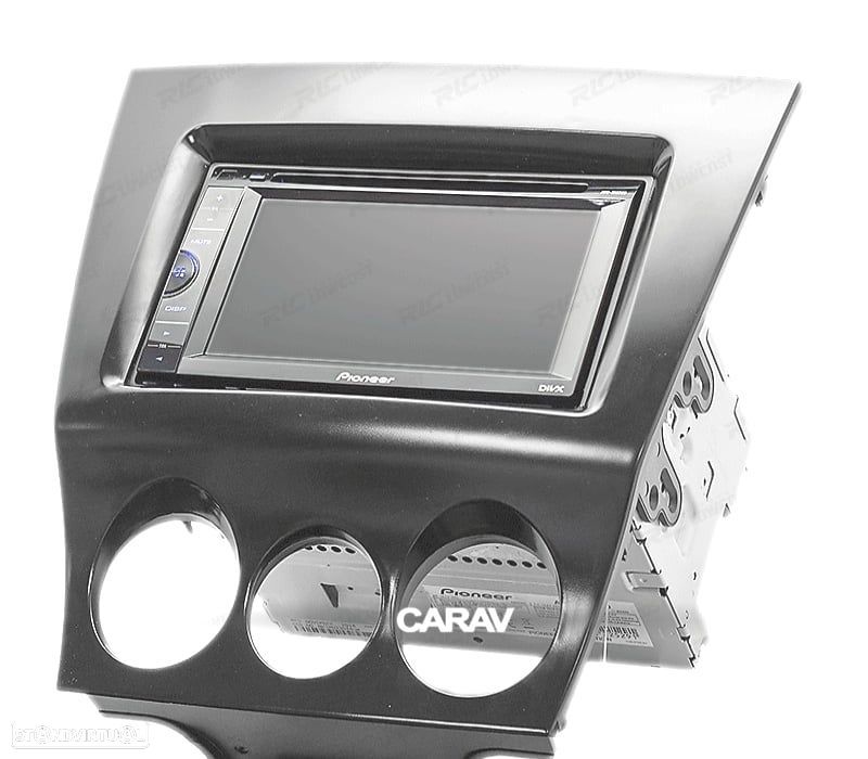 MOLDURA ADAPTADOR PRETO BRILHANTE PARA RADIO 2-DIN PARA MAZDA RX-8 08-11 - 5