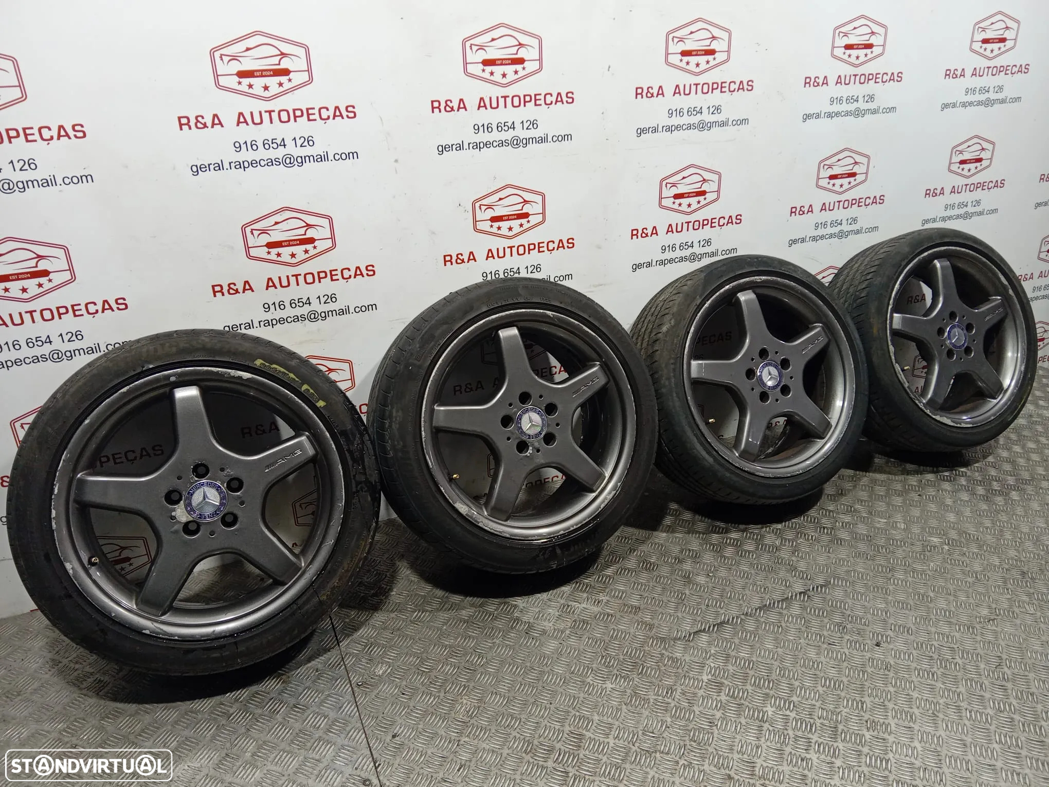 Jantes Originais 18 Mercedes W211 AMG    Ref A2114012202-A2114012102 - 3