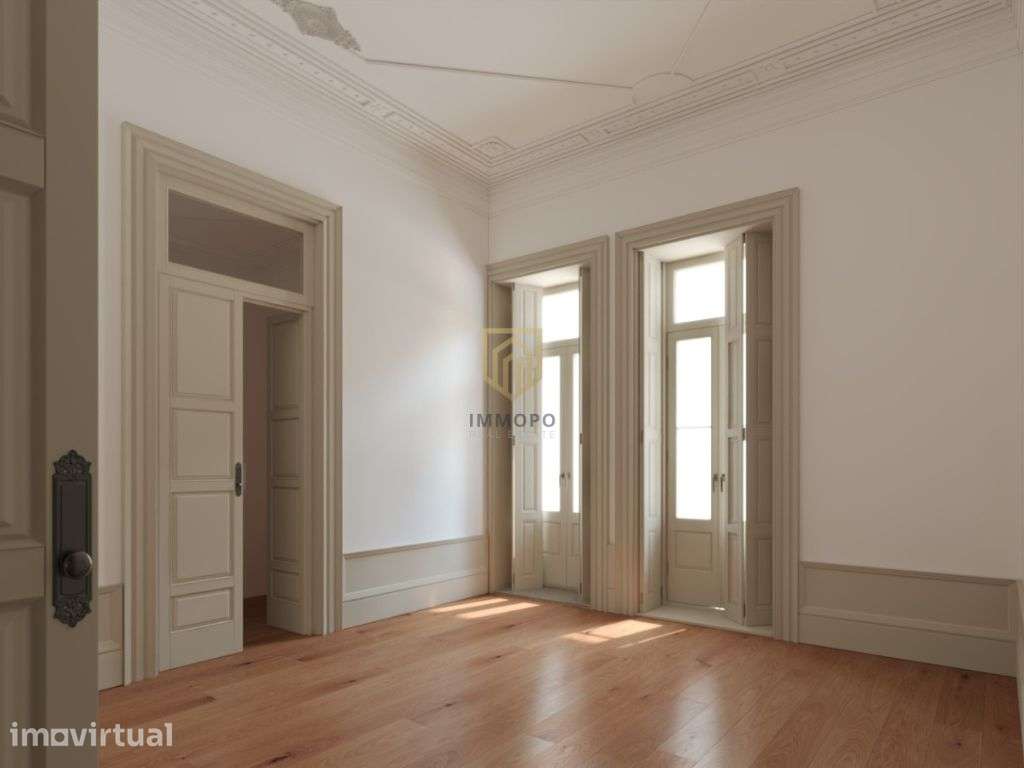 Apartamento T1 com jardim no centro do Porto - Grande imagem: 2/16