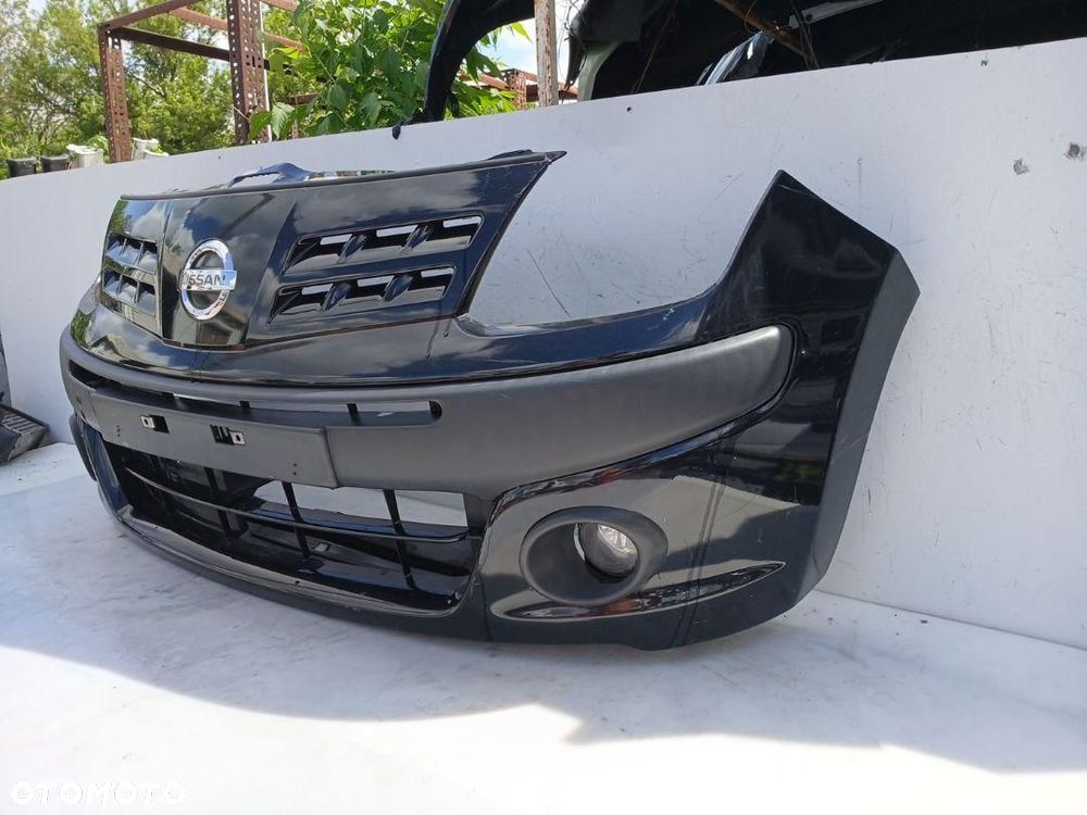 ZDERZAK PRZÓD PRZEDNI Z HALOGENAMI ATRAPA NISSAN PIXO CZARNY 71711-68KA - 2