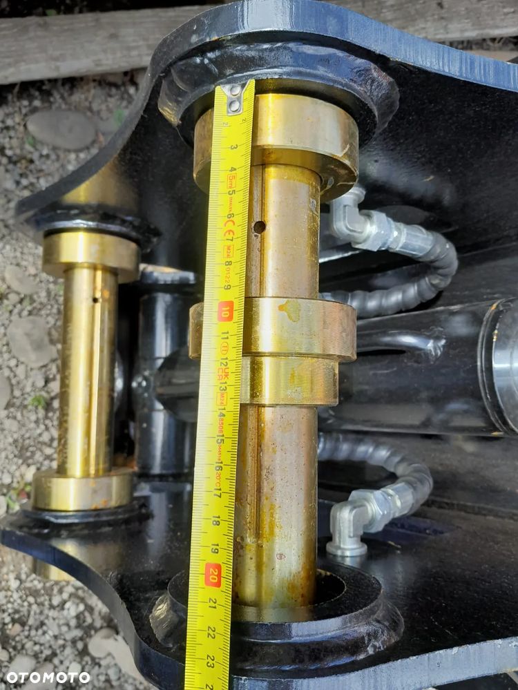 Łyżka hydrauliczna dociskowa, dociskająca z łapą z pazurem z chwytakiem dociskowym KBKC o szerokość 55cm, fi45mm fi60mm. NOWA!!! - 8