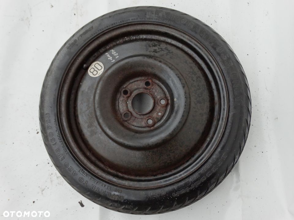 KOŁO DOJAZDOWE TOYOTA COROLLA VERSO E12 125/70/17 17 CALI F-VAT - 1