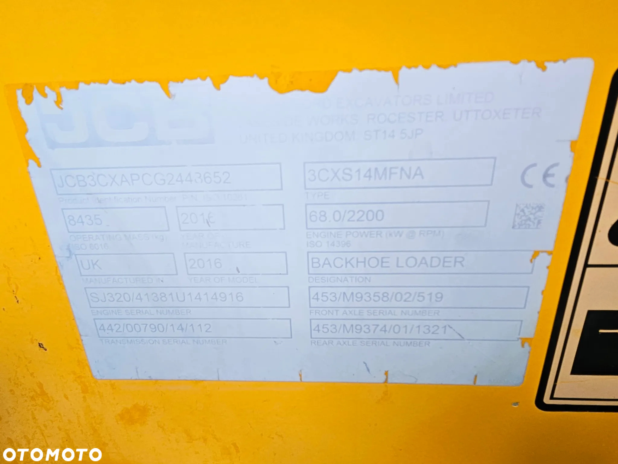 JCB 3CX SUPER / SPROWADZONA / 7 800 MTH / JOYSTICK / 92 KM / WIDLY - 19