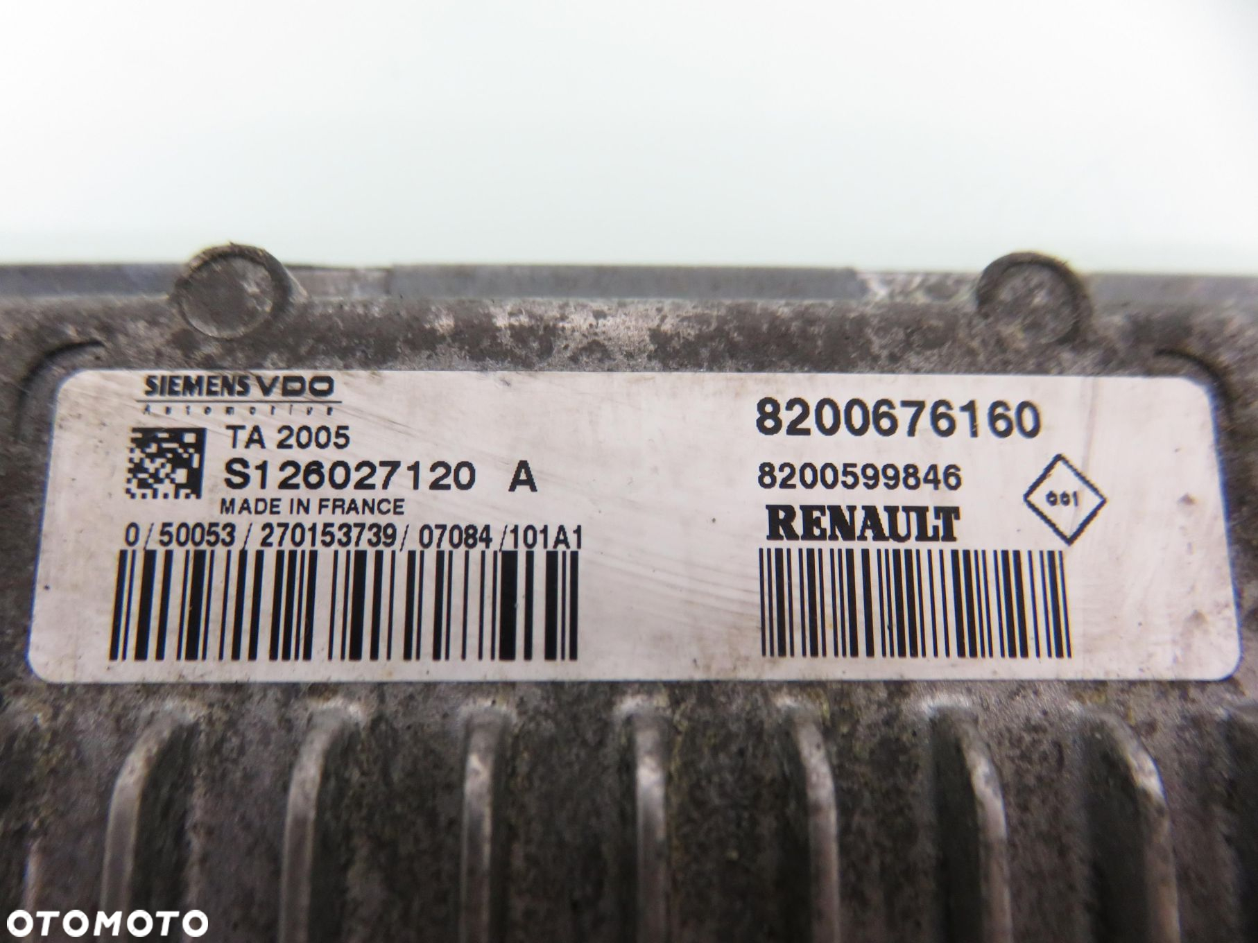 STEROWNIK SKRZYNI RENAULT LAGUNA II 3.0 V6  S126027120 8200676160 - 4