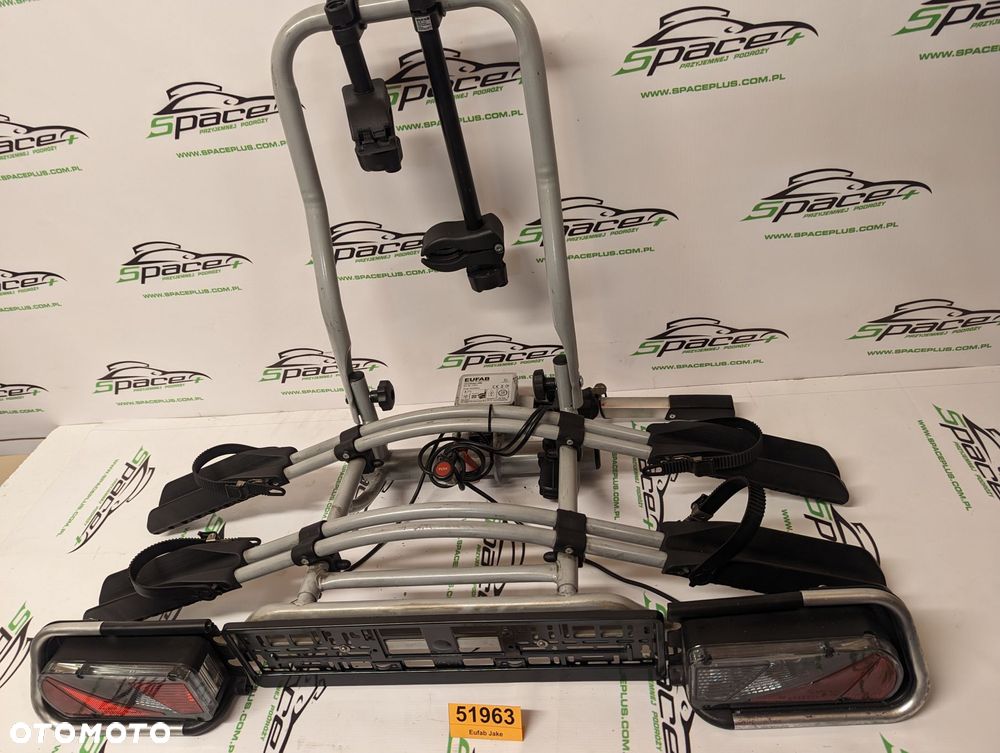 Uchwyt bagażnik rowerowy na hak na 2 rowery Eufab Jake - 8