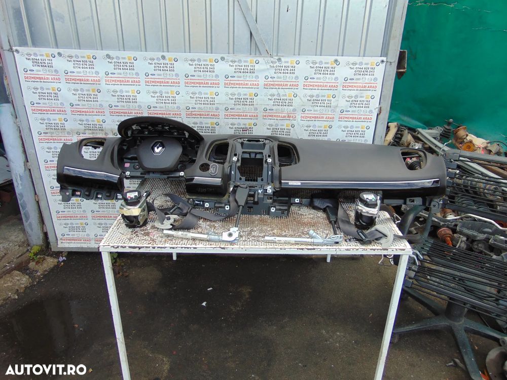 Plansa Bord Renault Espace 5 an 2015-2023 airbag sofer pasager modul centuri fata stanga dreapta - 1