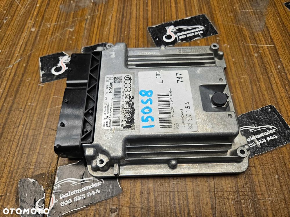 Komputer 8K2907115S 8K2907115L 0261S04865 Moduł Sterownik Silnika Silnik 2.0 TFSI Benzyna Audi A4 B8 A5 8T - 6