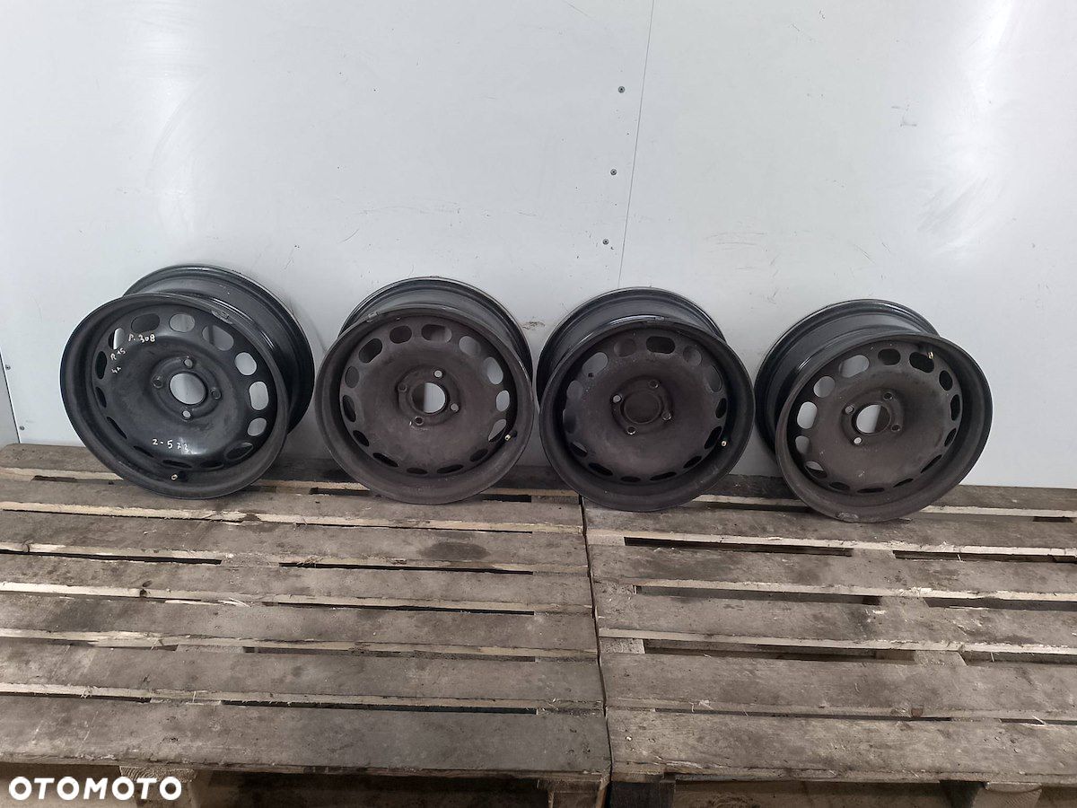 FELGI STALOWE KOMPLET 15 PEUGEOT 308 KBA43929 - 1