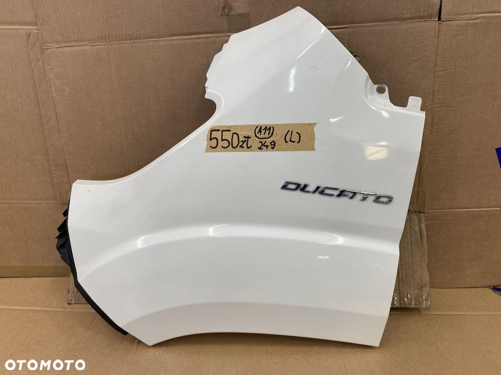 DUCATO BOXER JUMPER 14- BŁOTNIK PRZEDNI PRZÓD LEWY BIAŁY 249 - 1