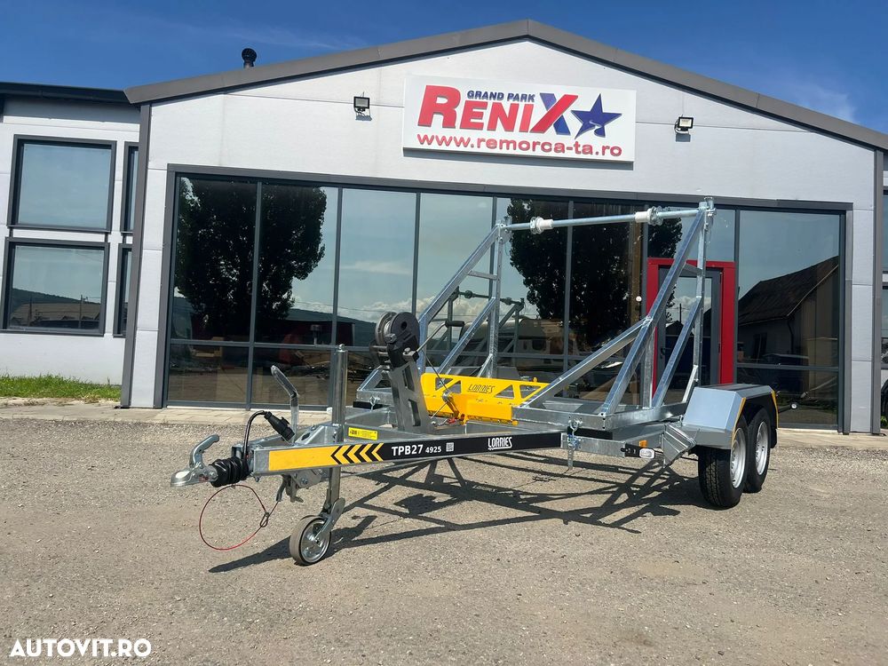 Lorries Remorca Transport Tambur Cablu - 9