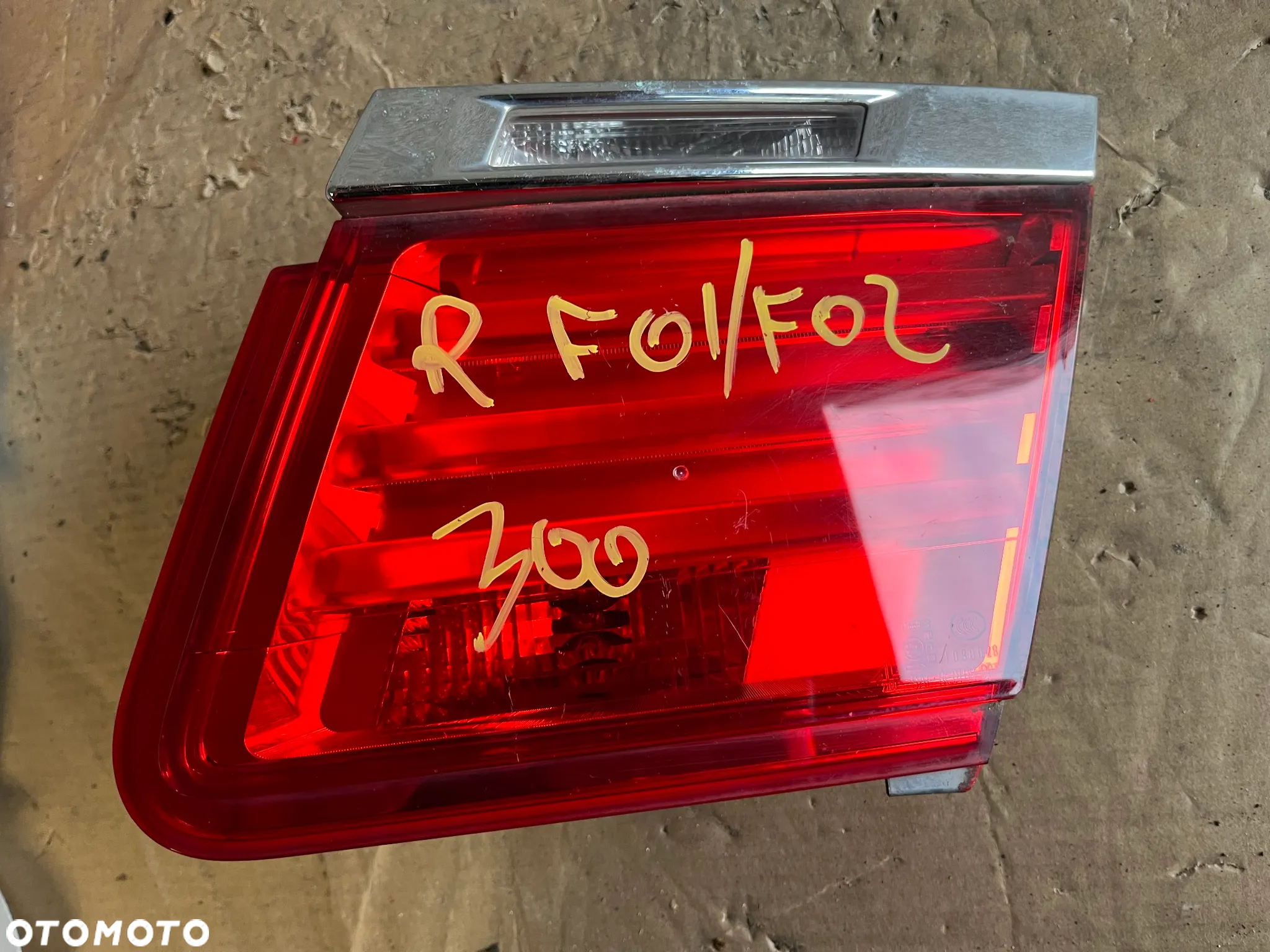 BMW 7 F01 F02 LAMPA PRAWY TYŁ EU 7182206 - 2