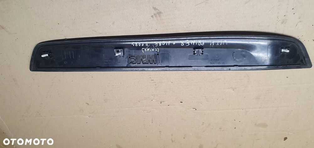 Nakładka listwa osłona progu lewy przód BMW X1 E84 8047745 7318565 - 5