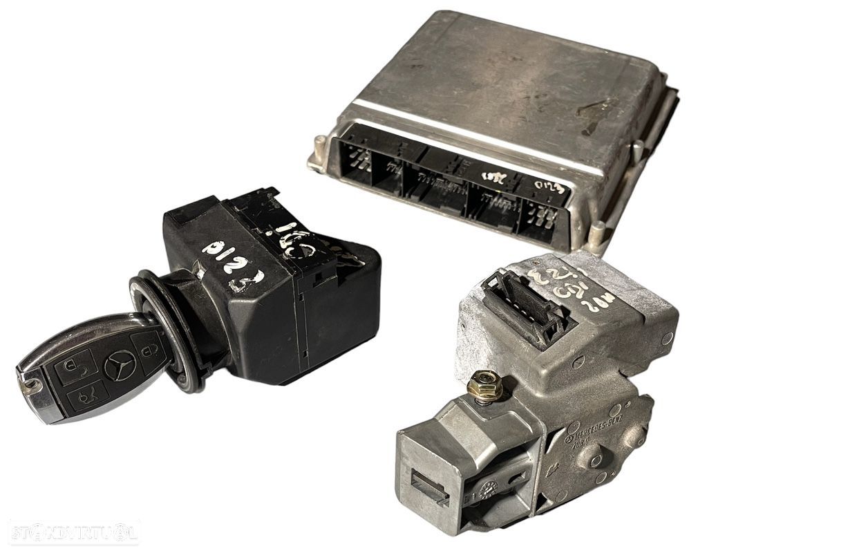 Centralina de Motor Canhão de ignição EZS Tranca Mercedes W210 220 CDI   A0245452832 - 1