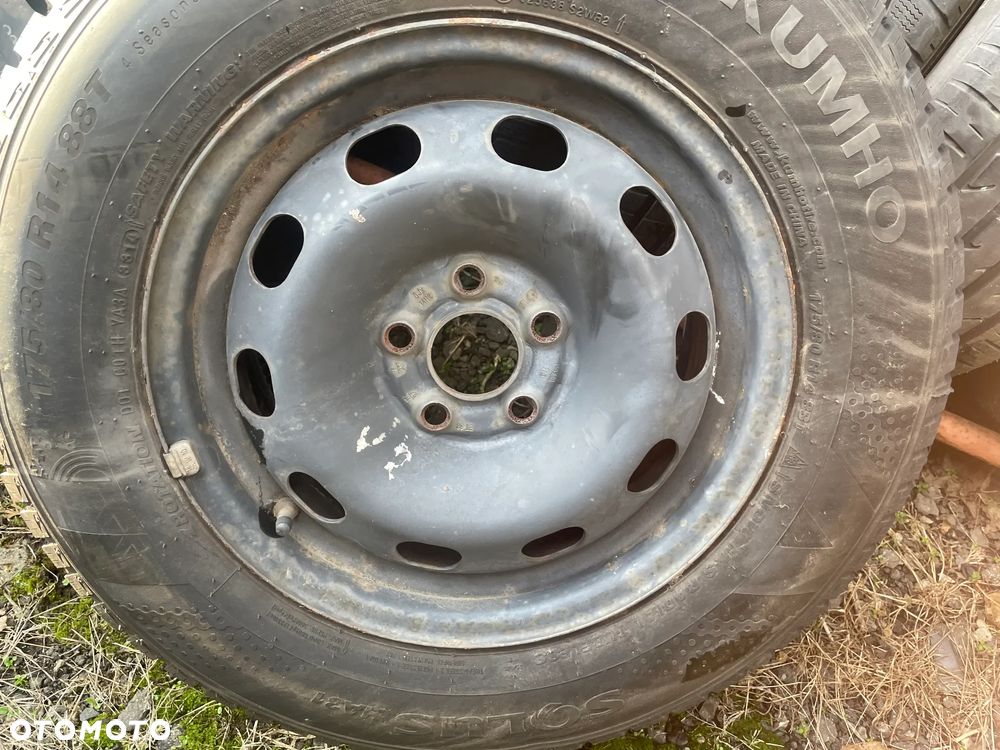 KOŁO ZAPASOWE FELGA Z OPONĄ 5X100 175/80 14' 1J0801027j AUDI A3 GOLF IV BORA VW POLO 9N SKODA FABIA I - 1