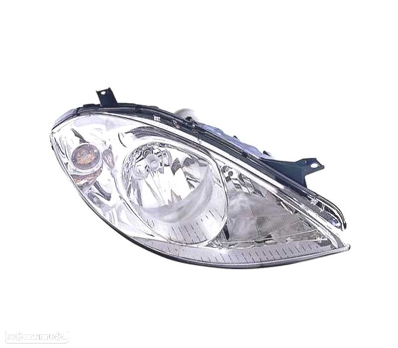FARÓIS MERCEDES CLASSE A W169 04-08 FUNDO CROMADO - 3