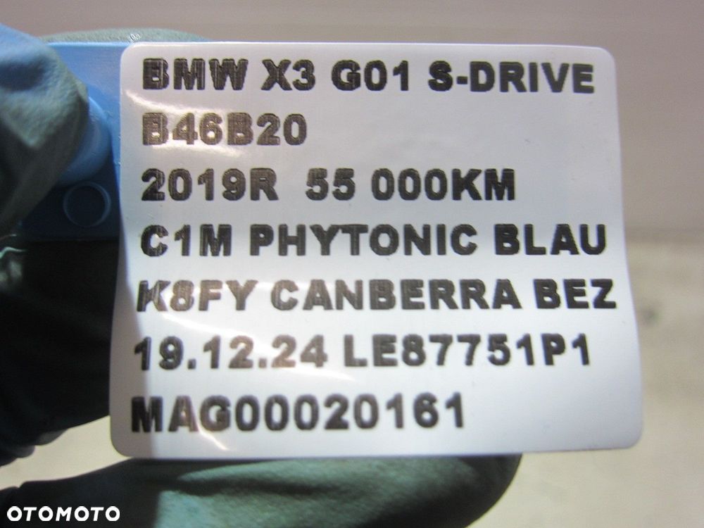 BMW X3 G01 B46 G02 X4 RURA WĄŻ WODY CHŁODNICY 8680442 64509367096 - 11