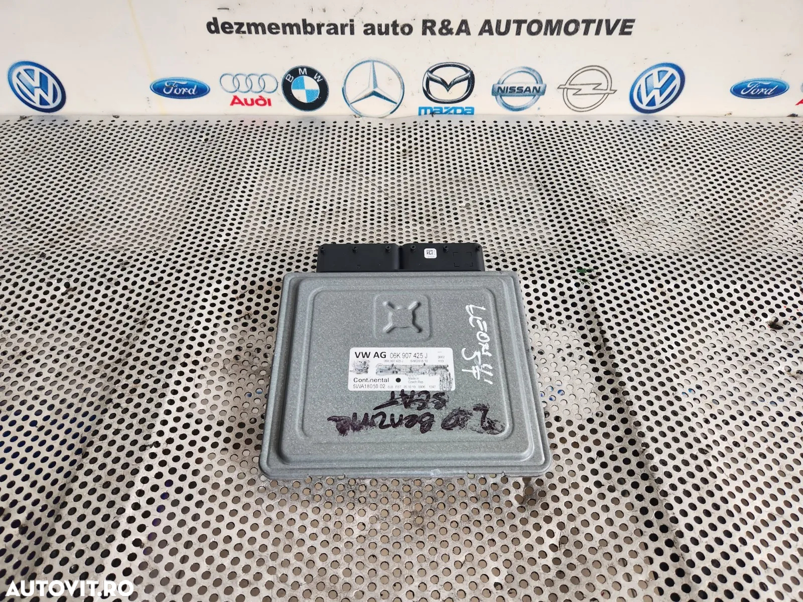 Calculator Motor ECU Vw Golf 7 VII Seat Leon 5F 2.0 Tsi Cod 06K907425J - Dezmembrari Arad - 5