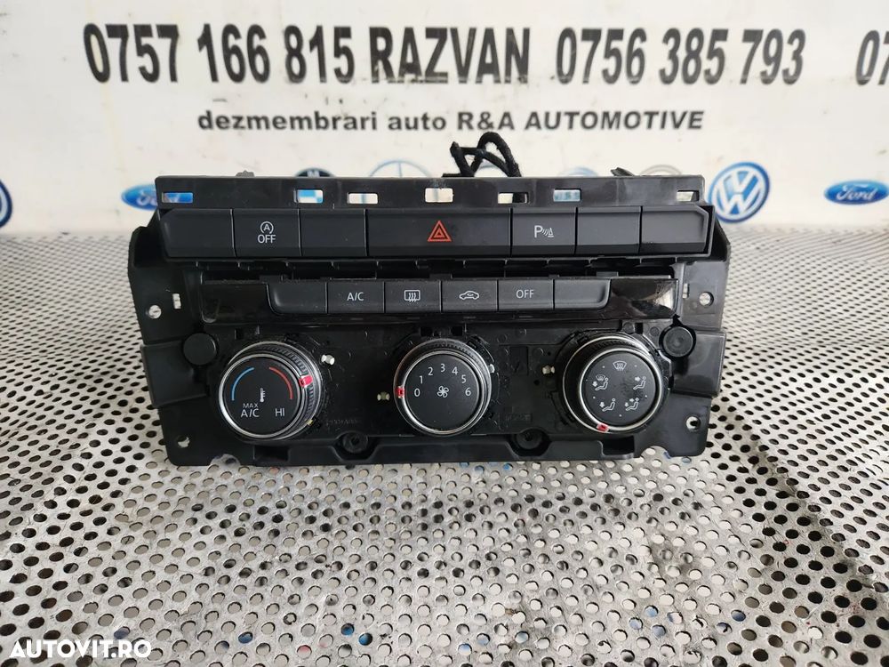 Panou Modul Comenzi Clima Climatronic Vw T-Roc Golf 7 VII Cod 5GAQ Dezmembrez Vw T-Roc - Dezmembrar - 3