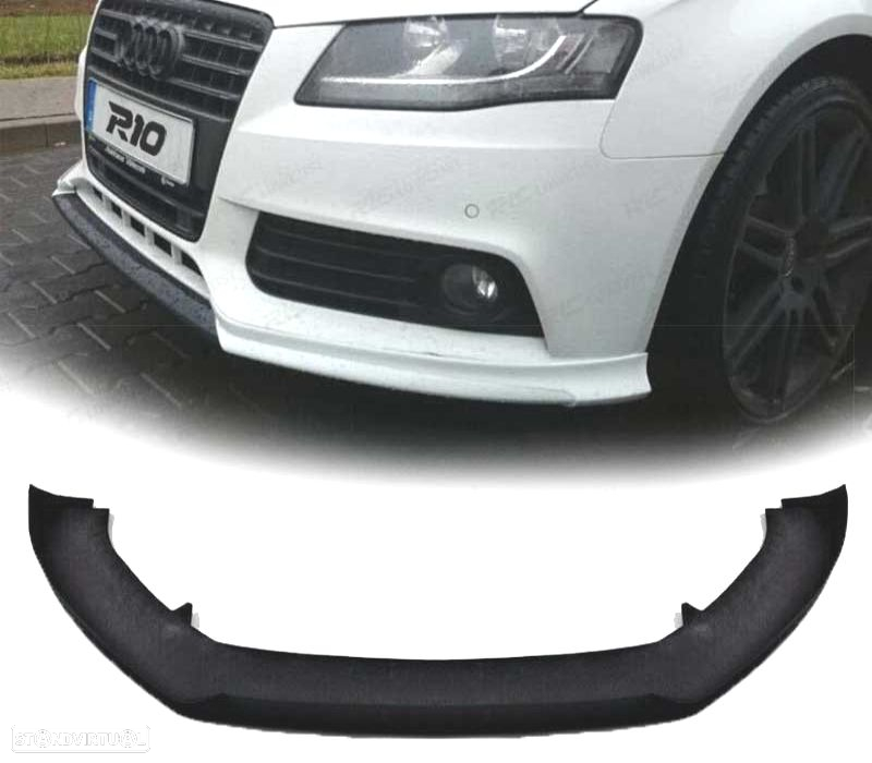 SPOILER LIP FRONTAL AUDI A4 B8 8K 07-11 LOOK RS4 - 2