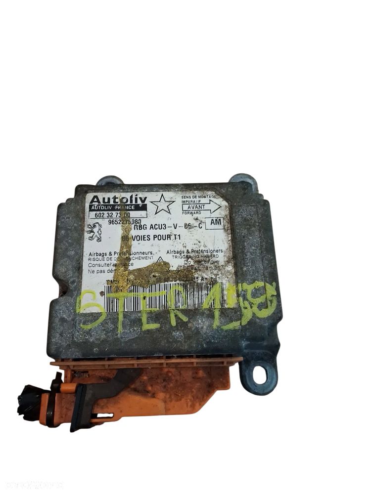 Sterownik Moduł Sensor Airbag PEUGOT 206 602327300 - 1
