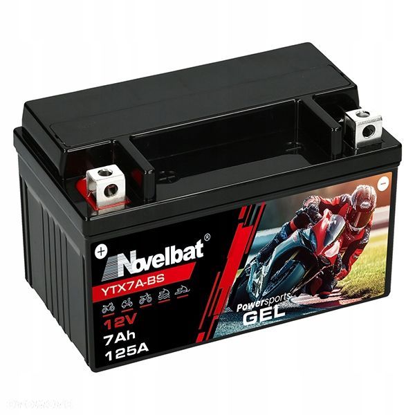 Akumulator Novelbat GEL-YTX7A 7Ah 125A L - 1