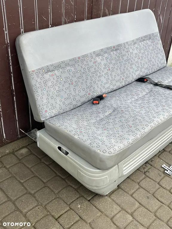 KANAPA OX ŁAWKA TRÓJKA TYŁ DRUGI RZĄD ZABUDOWA ŚCIANA GRODZIOWA VW T5 LIFT T6 HOLENDERKA DOKA EU - 2