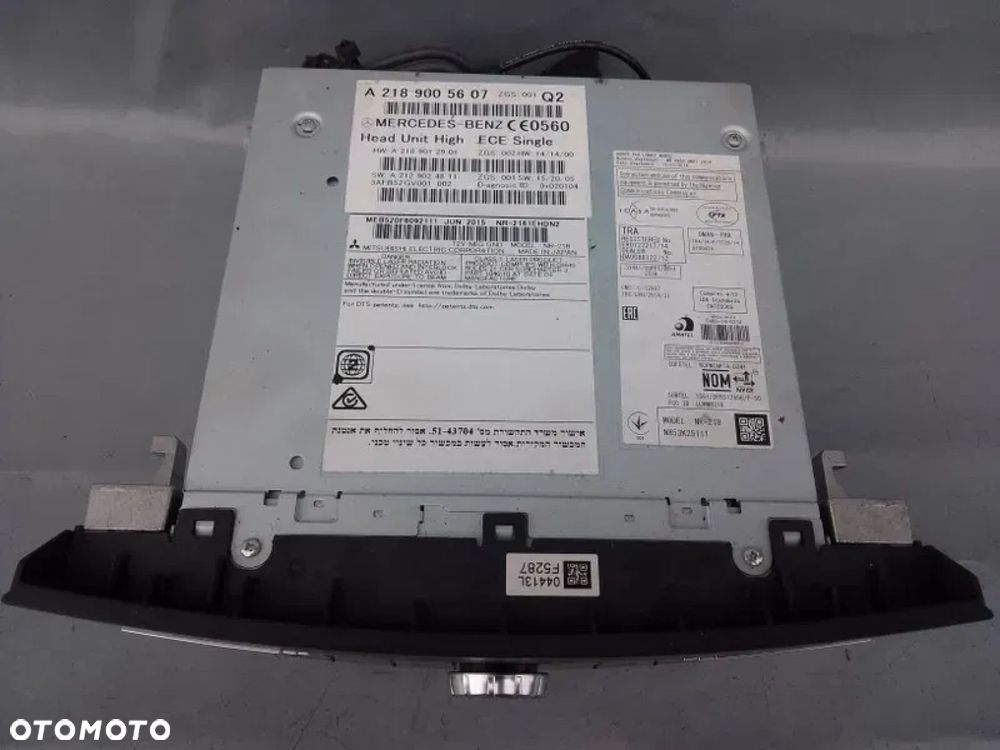radio nawigacja navi mercedes w218 w207 w212 lift a2189005607 - 5