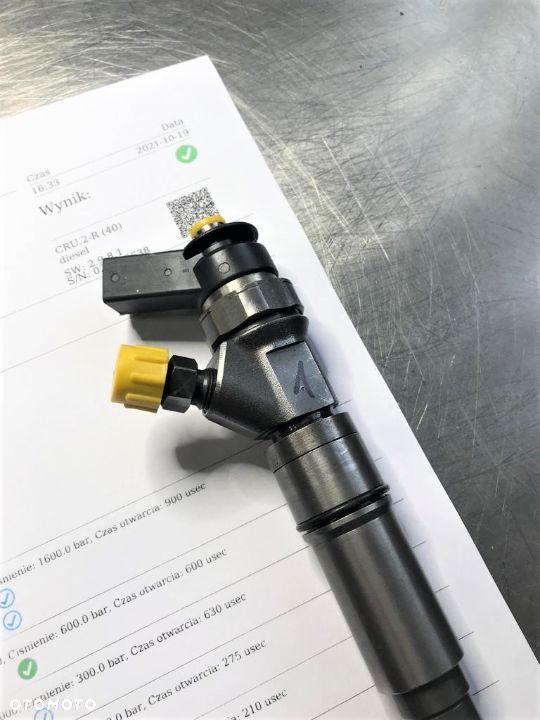 WTRYSKIWACZ TEST 4.0 D 0445110122 WTRYSK WYDRUK IMA SPRAWDZONE BMW E65 E66 7788812 - 4