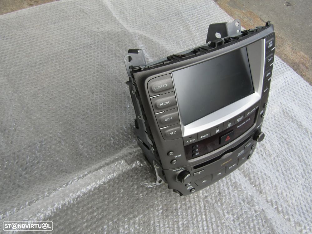 Radio /GPS de  LEXUS IS 220d /300 ano 2010   original . - 4