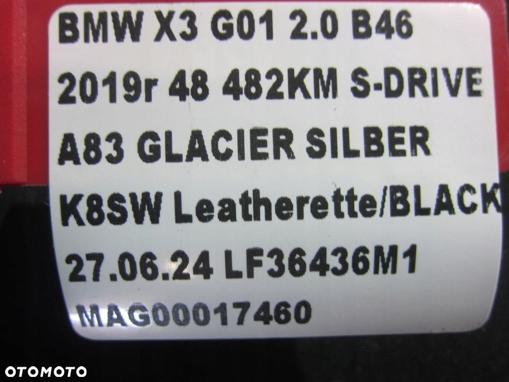 BMW X3 G01 B46 G02 G30 WSPORNIK SILNIKA LEWY ŁAPA LEWA 6864593 22116864593 - 9