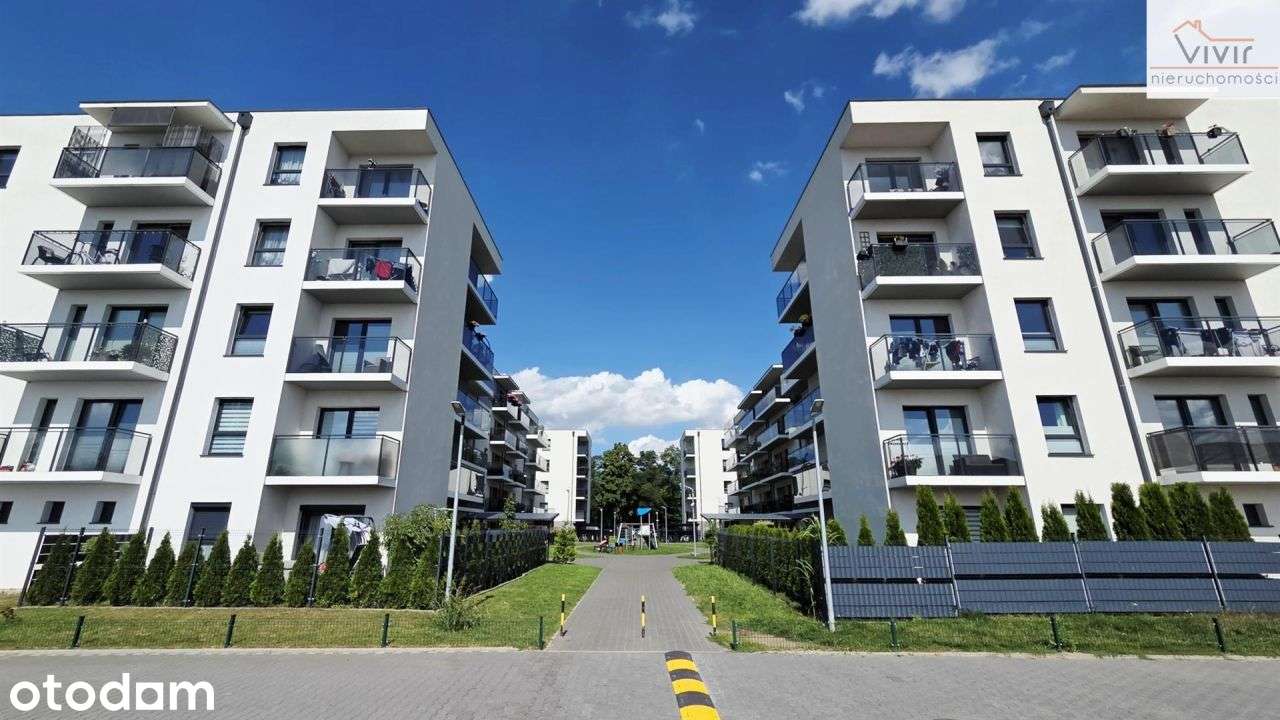 Nowe Dwupokojowe z Ogródkiem Na Zamkniętym Osiedlu
