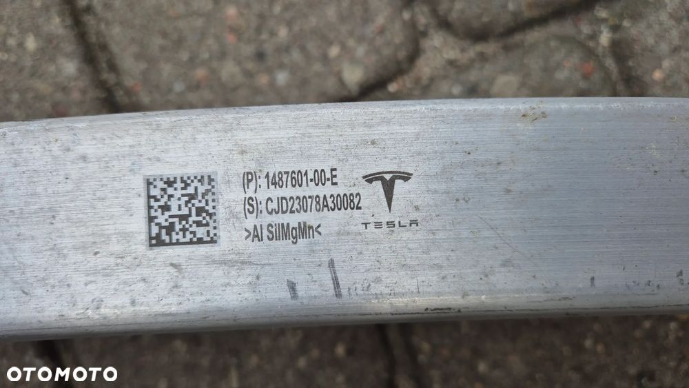TESLA MODEL Y 20- BELKA ZDERZAKA PRZÓD PRZEDNIA WZMOCNIENIE 1487601-00-E ŁADNA - 3