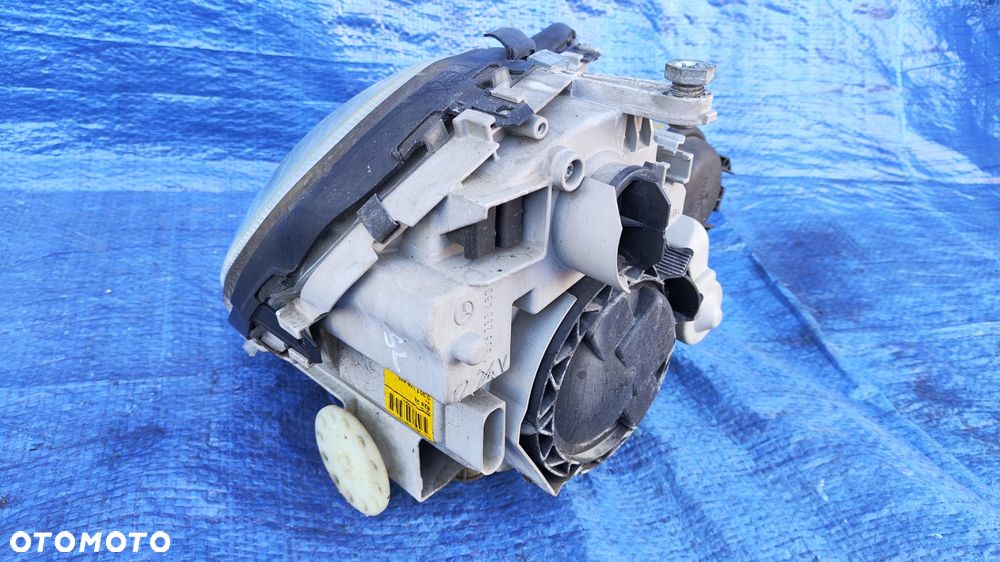 ZDERZAK ATRAPA GRILL BŁOTNIK PRAWY PAS PRZEDNI WZMOCNIENIE CHŁODNICE WENTYLATOR SPRYSKIWACZE LAMPY BI-XENON XENON PRZÓD KOMPLETNY ORYGINALNY LAKIER C946 946 DO ZAŁOŻENIA W KOLOR MERCEDES SL R230 W230 SL500 - 27