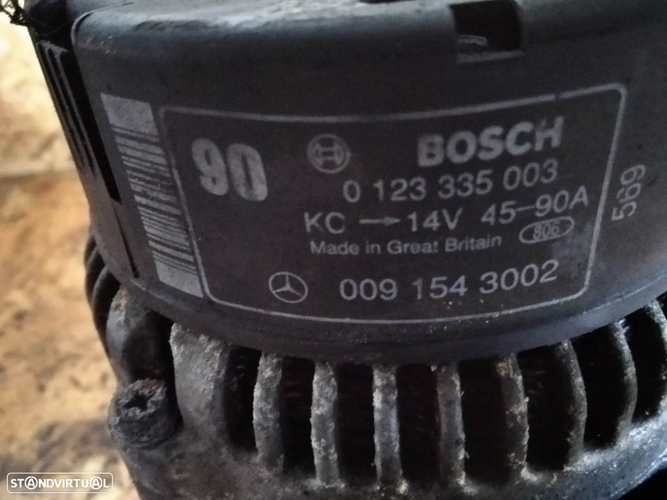 ALTERNADOR MERCEDES C220D W202 0101544702 0123320045 0123335003 0091543002 - 4