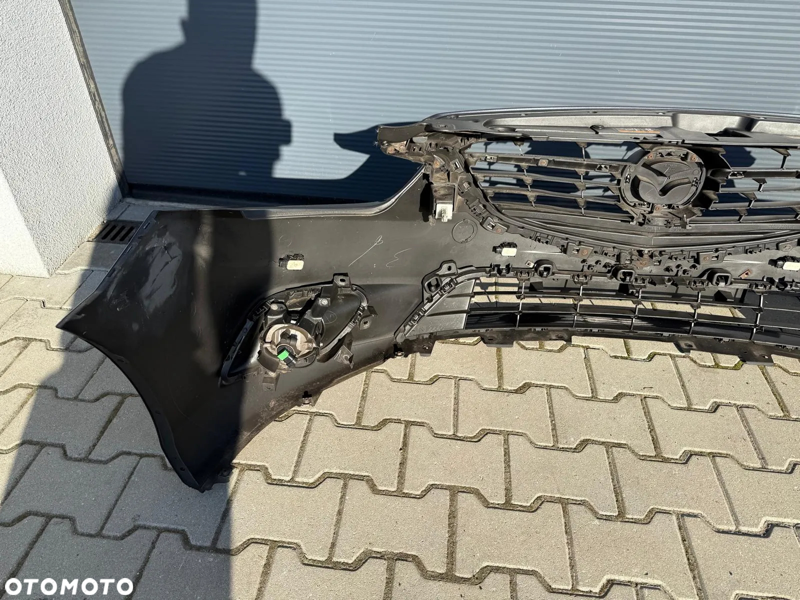 MAZDA 6 III GJ 12-17 ZDERZAK PRZÓD GRILL CZUJNIKI PDC KOMPLETNY KOLOR 42A - 13