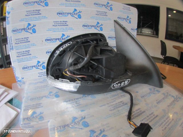 Espelho 5N1857502AG VW TIGUAN 5N 2009 2.0TDI 140CV 5P PRETO DRT ELETRICO COM PISCA 6 PINOS Sem Capa - 2