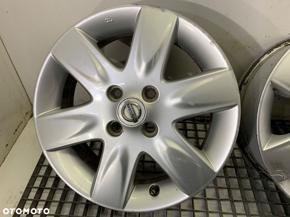 FELGI ALUMINIOWE KOMPLET 15 5.5J 4X100 CENTR 60,1 ET50 - 800.00 PLN - NISSAN - 2