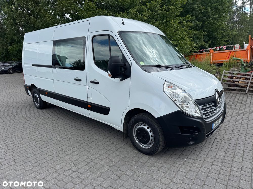 Renault Master L3H2 paka 2,7m 2017r. 7osob Brygadówka KLIMATYZACJA Navi - 6