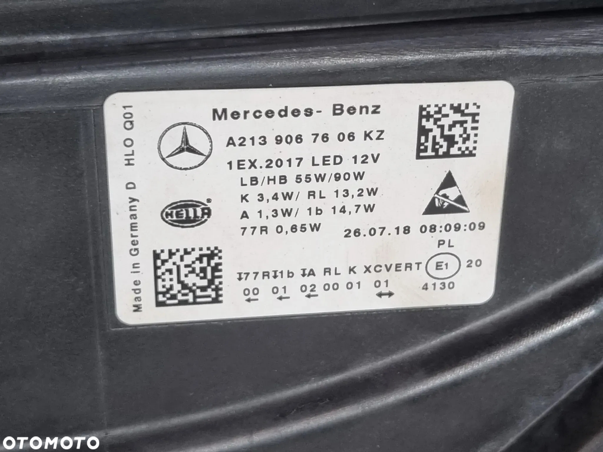 MERCEDES E-KLASA W213 LAMPA PRZÓD PRAWA FULL LED MULTIBEAM A2139067606 EUROPA KOMPLETNA - 6