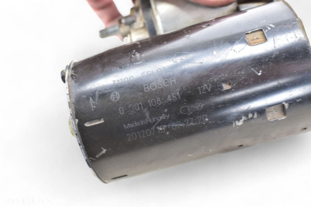 Rozrusznik FIAT SEDICI SUZUKI SX4 1.9 2.0 M-JET DDIS 31100-55L01 0001108451 - 5