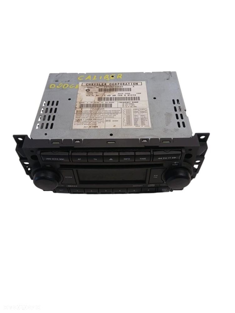 radio cd dodge caliber p05091509ag - 2