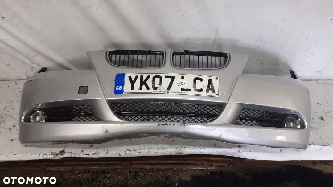 * ZDERZAK PRZÓD PRZEDNI DO BMW E90 E91 HALOGENY TITANSILBER - 1