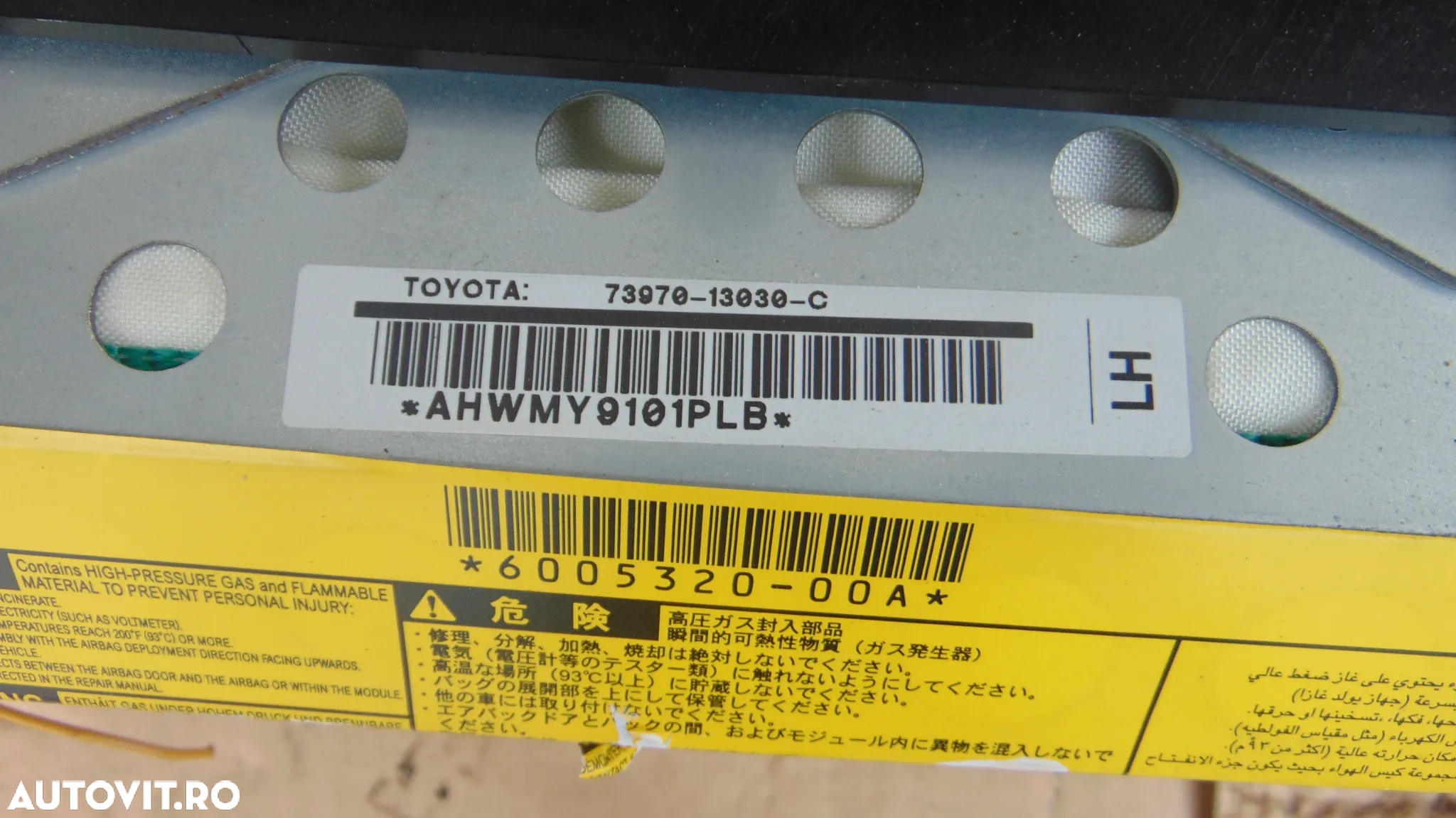 airbag pasager sofer Toyota corolla verso 2002-2004 - 5