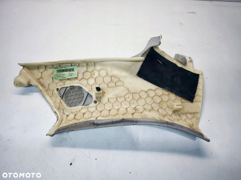 OSŁONA SŁUPKA BAGAŻNIKA PRAWY TYŁ AUDI A6 C6 AVANT 4F9867246B 1NC BOSE - 5