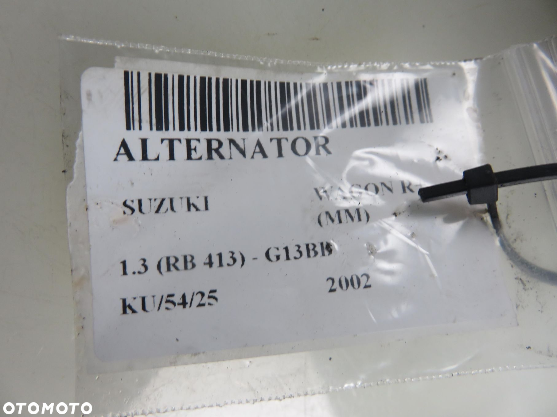 ALTERNATOR SUZUKI WAGON R+ 1.3 4WD 3140083E0 A5TA6191ZE - 9