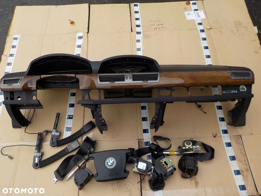 Konsola airbag pasy komplet bmw e65 2003r - 1