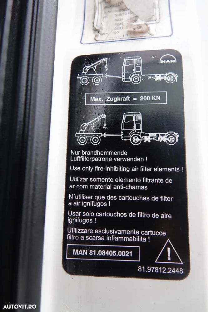 MAN TGX 18.440 / SISTEM HIDRAULIC / RETARDER / CABINĂ JOSĂ / EURO 6 - 34