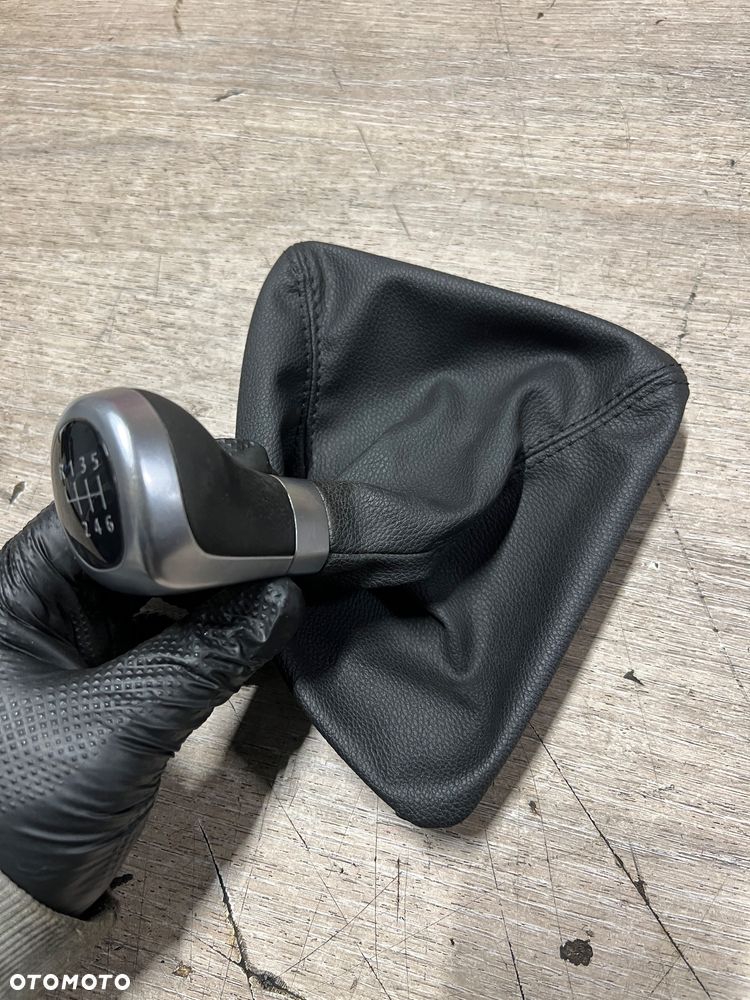 Gałka zmiany biegów manual manualna e87 komplet z mieszkiem skórką bardzo ładne - 4