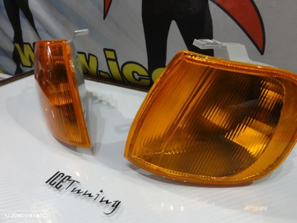 Pisca frontal + lâmpadas de pisca "diaden vision" para VW Polo 6N 94-99 Fundo Laranja JDM - 6