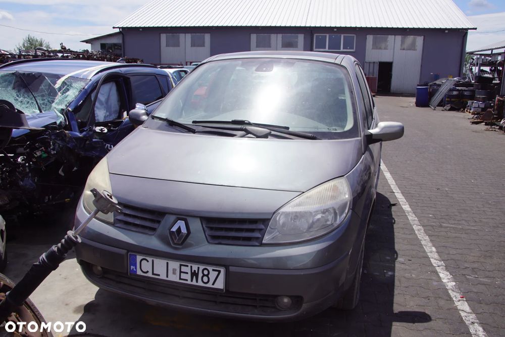 Auto na części - Renault Scenic II 2.0 16V 135 KM F4R770 ND0015 NV603 2005R Silnik Skrzynia Drzwi Maska Błotnik Klapa Zderzak Lampa Lusterko Klamka Szyba Deska Kokpit Sterownik Moduł Czujnik Licznik Wyświetlacz Panel Kierownica - 8
